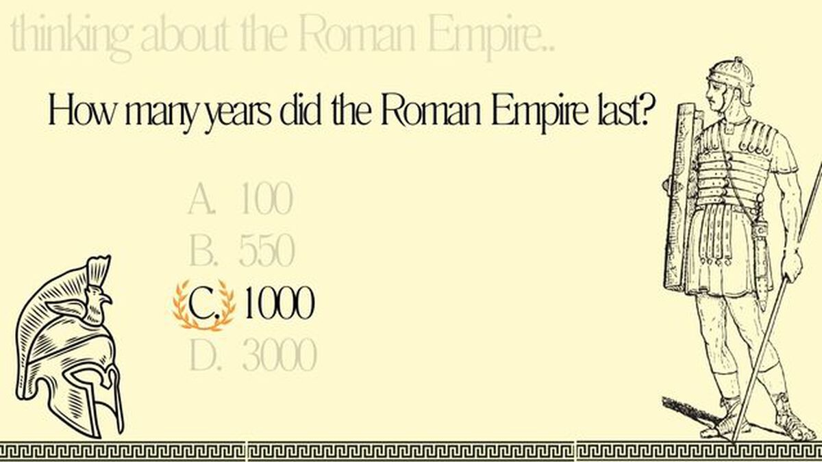 No Place Like Rome: A Quiz Thinking about the Roman Empire image number null